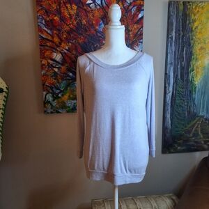 Market & Spruce Light Gray Women's Sweater